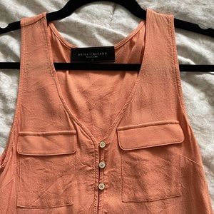 Peach blouse